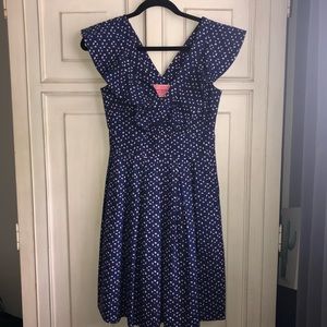Kate Spade Geo Dot Poplin Dress